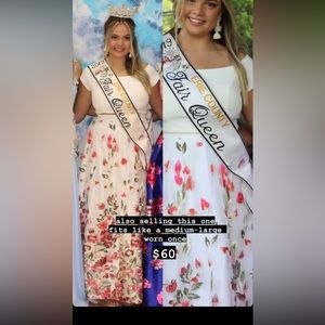 Prom dress floral detail TWO PIECE